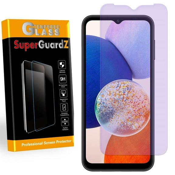 [2-Pack] For Samsung Galaxy A14 5G (2023) - SuperGuardZ Anti Blue Light [Eye Protection] Tempered Glass Screen Protector, Anti-Scratch, 9H Hardness