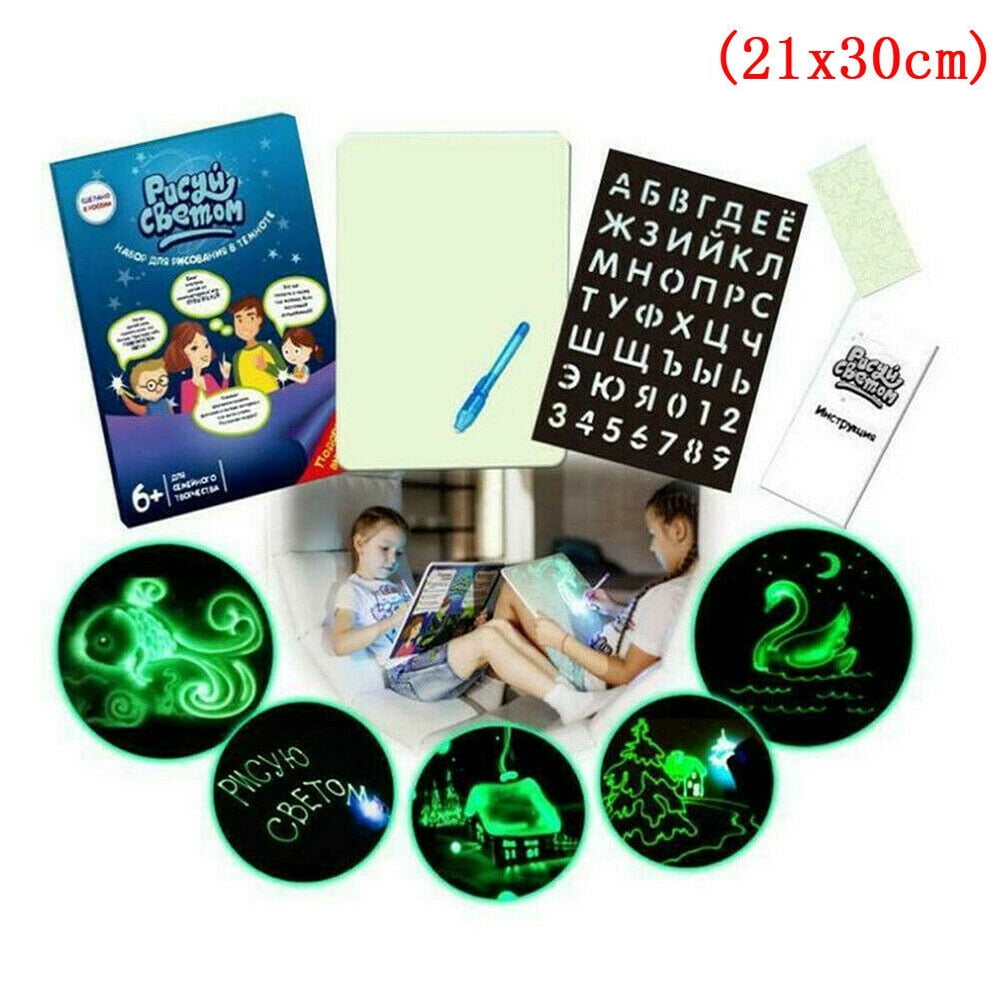 Draw with Light Developing Tablet Toy for Kids and Family Christmas Gift 
