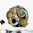 thumbnail image 1 of Tigre E Dragone Tao Wall Mural by Wallmonkeys Peel and Stick Graphic (36 in W x 36 in H) WM167671, 1 of 4