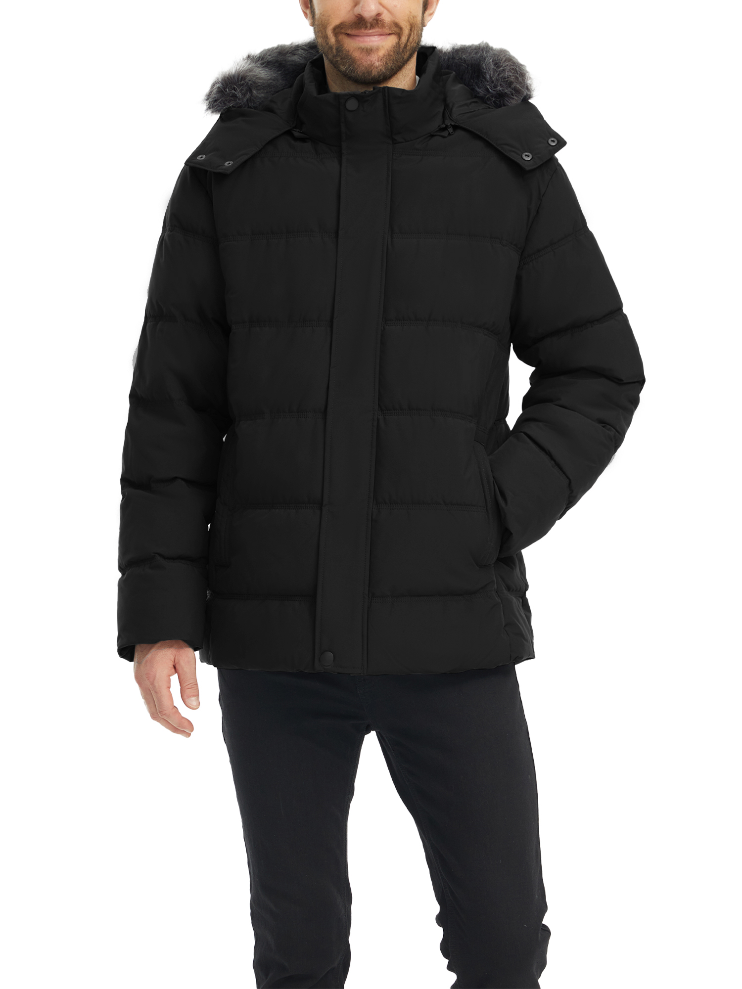Wantdo Men's Winter Puffer Jacket with Detachable Hood photo 3
