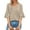 Brown, variant on Womens Blouses Ruffle Sleeve Top V Neck Shirts Casual Outfit Bell Sleeve Cute Tee Spring Summer Fashion Clothes