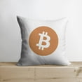 thumbnail image 2 of Bitcoin Pillow | Double Sided | Bitcoin Merch | Crypto Plush | Pillow Defi | Throw Pillows | Down Pillows | Crypto Pillows | Handmade in USA, 2 of 2