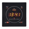 thumbnail image 3 of Digital Wall Clock, Fall Off Prenevtion Luminous Digital Wall Calendar  For Household EU Plug, 3 of 8