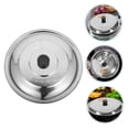 thumbnail image 5 of HEANUJJ Silver Stainless Steel Pot Lid Multipurpose Pan Cover with Anti Hot Handle, 5 of 8