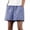 #03 Blue 【Mix & Match: Stock Up on Your Favorite Colors】, variant on Women's Soft Fabric Bermuda Shorts, Mid Waist Pull On Stretchy Capris, Elastic Waistband Tummy Control A-Line Fit, Casual Vacation Summer Travel Beach | TruBelle,Pink L