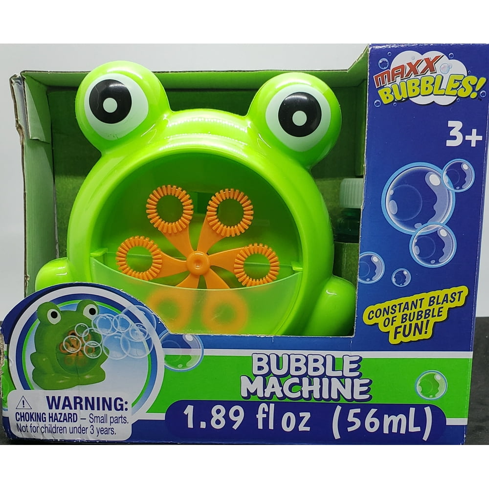 Sunny Days Toys Maxx Bubbles Mini Frog Bubble Blower