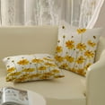 thumbnail image 4 of Spring Flower Pillow Covers 16x16 Yellow Daisy Bee Farmhouse Decor Throw Pillows Case for Couch Floral Seasonal Pillowcase Outdoor Decorative Cushion Case for Sofa Bed Decorations Set of 2, 4 of 6