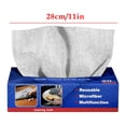 thumbnail image 3 of Microfiber Cleaning Cloths Ultra Absorbent Reusable Washable Towels - Multi-Purpose Cleaning Rags for Kitchen Bathroom Car Detailing, Grey, JKODE, 3 of 9