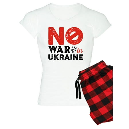 

CafePress - No War In Ukraine - Women s Light Pajamas