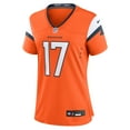 thumbnail image 2 of Women's Nike Devaughn Vele  Orange Denver Broncos Team Game Jersey, 2 of 7