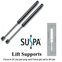 SUSPA C16-09903 24-LB Limit Gas Spring/Prop/Strut/Shock Lift Support (Set of 2)