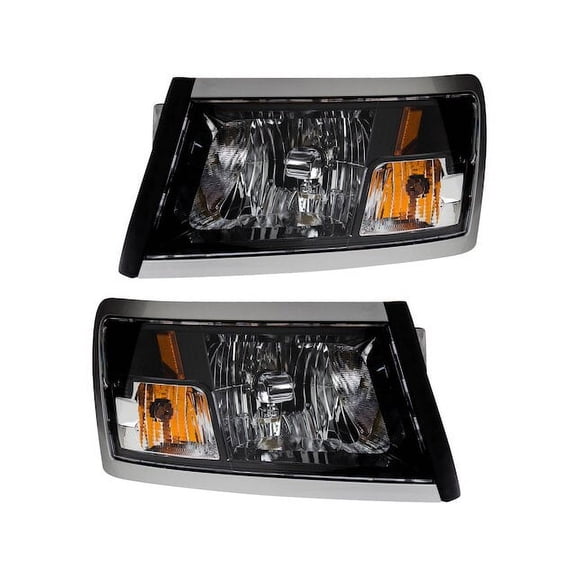 Headlight Assembly Set 2 Piece - Compatible with 2008 - 2010 Dodge Dakota 2009