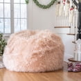 thumbnail image 4 of GDF Studio Lycus Bean Bag Chair, Pink Beige, 4 of 5