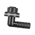 thumbnail image 4 of Conector de codo, boquilla de manguera, adaptador de juntas de manguera, accesorio eficiente, conector de drenaje para tanque de agua, pecera, barril Negro, 4 of 8