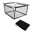 thumbnail image 3 of Cesta organizadora para mesa de camping, accesorios y portátiles para mesa de camping, contenedor de almacenamiento para barbacoas al aire 304 negro, 3 of 8