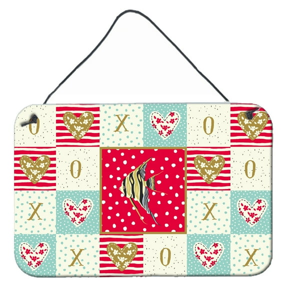 Angelfish Love Wall or Door Hanging Prints
