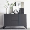 thumbnail image 4 of Set of 4 furniture legs up to 600kg, modern metal triangular table legs, hairpin furniture legs for cabinets, sofas, black (17cm), 4 of 4