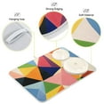 thumbnail image 3 of Yayeee Dish Drying Mat for Kitchen Counter 18"x24" Microfiber Absorbent Pad, Minimalist Triangles, 3 of 7