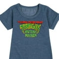 thumbnail image 3 of Teenage Mutant Ninja Turtles: Mutant Mayhem - Movie Logo - Toddler And Youth Girls Fleece Dress, 3 of 5