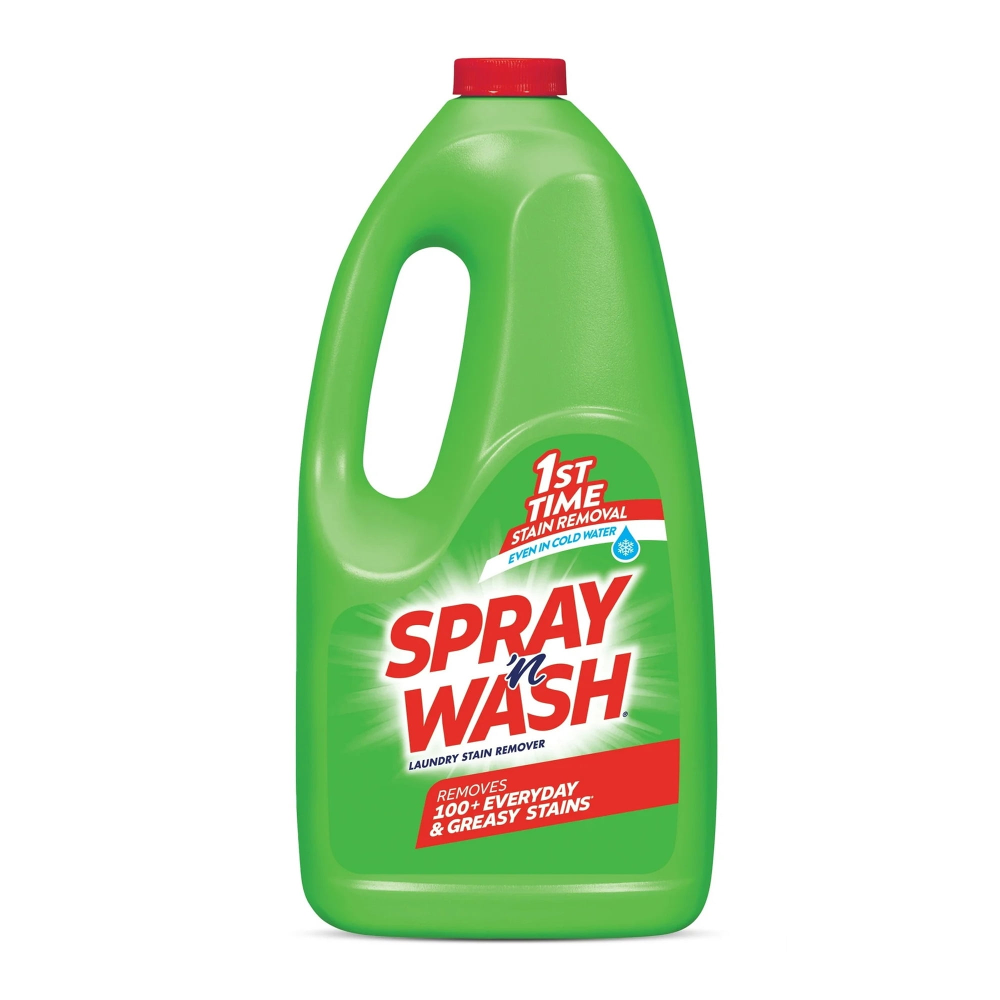 Spray 'n Wash Pre-Treatment Laundry Stain Remover Solution Refill Bottle, 60oz