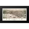 thumbnail image 2 of Beck 24x14 Black Modern Framed Museum Art Print Titled - Seattle Washington - Beck 1884, 2 of 5