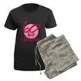 thumbnail image 5 of CafePress - 60 And Fabulous Women's Dark Pajamas - Women's Short Sleeve Print T-Shirt and Pants Dark Cotton Pajama Set, 5 of 7
