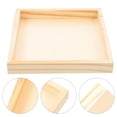 thumbnail image 3 of 4Pcs Unfinished Wood Serving Tray Professional Wood Trays for Block Puzzle, 3 of 6