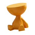 thumbnail image 1 of Lipstore Table Basse avec Rangement Style Ferme Petit Espace Buanderie Petite Table d'Appoint Orange, 1 of 8