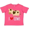 thumbnail image 3 of Inktastic I Love Cows Dairy Farmer Boys or Girls Toddler T-Shirt, 3 of 5