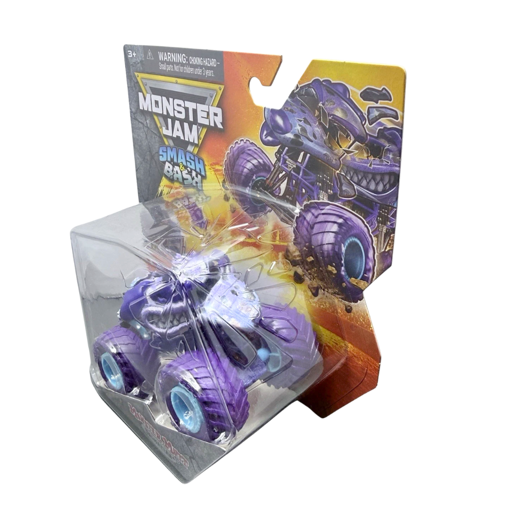 Monster Jam Smash & Bash Monster Mutt Dalmatian Breakable Monster Truck, Series 4