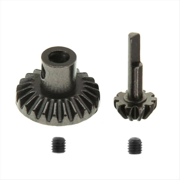 Juego de Engranajes de Coche con Mando una Distancia de Repuesto para D12 Pickup C24 RC, Accesorio para Coche Negro