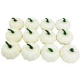 thumbnail image 1 of Set of 6 Artificial White Pumpkins, 3.5 Inch Decorative Foam Pumpkins for Fall, Halloween, Thanksgiving Decor, 1 of 7