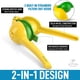 thumbnail image 3 of Exprimidor de limones y limas de metal - Exprimidor manual de cítricos, 3 of 5