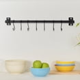 thumbnail image 3 of 2 Sets  Kitchenware Hanging Rack Dual Use Movable 7-hook Kitchenware Hanging Rack, 3 of 6