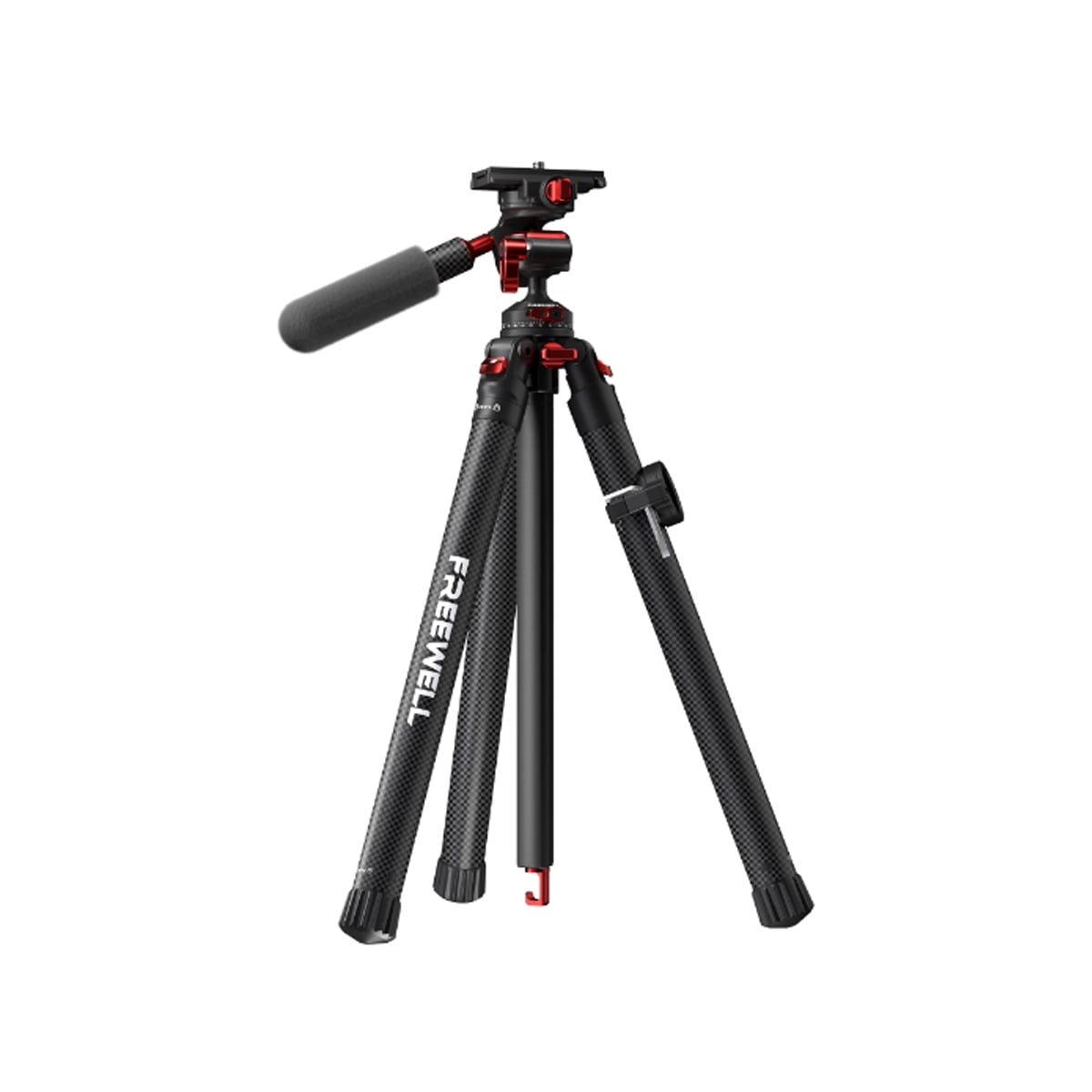 Freewell FW-T1 5-Section CF Real Travel Tripod/Monopod e/360 Deg. Ball Head