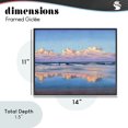 thumbnail image 4 of Stupell Industries Traditional Cloud Illusions Reflection Black Framed Giclee Art, 14 x 11, by Susy Boyer, 4 of 8