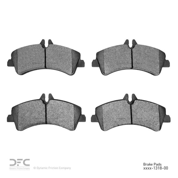 Dynamic 1214-1318-00 DFC Heavy Duty Pads - Semi Metallic Fits select: 2010-2018 MERCEDES-BENZ SPRINTER, 2007-2009 DODGE SPRINTER