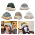 thumbnail image 2 of lanema Winter Knitted Beanie Hat for Women Soft Thicken Plush Hat for Outdoor Activity, 2 of 20