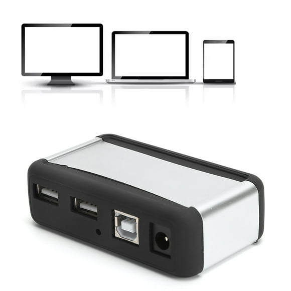 High Speed USB 7 Port Hub With Power Supply For Desktop Computers Notebooks - Stable Charging, Small And Portable