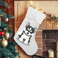 thumbnail image 5 of Coolnut Siberian Husky Puppy Christmas Stockings, Christmas Presonalized Large Stocking Sock, Set of 2 Xmas Party Winter Decor Candy Bag Family Holiday Gift, 17.7 Inch, 5 of 7