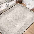 thumbnail image 6 of 5x7 Washable Area Rug Non-Slip Low Profile Vintage Distressed Oriental Rug for Living Room, Bedroom, Dining Room, Office, 6 of 13