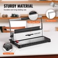 thumbnail image 5 of 34-Hole Manual Coil Binding Machine, Spiral Book Binder 120 Sheets, Adjustable 3/16"-9/16" Plastic Coils, Side Margin Guide for Letter A4 A5, 5 of 6