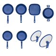 thumbnail image 2 of FLAVORSTONE Deluxe Batería de Cocina Family 20 piezas (Azul), 2 of 5