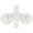 White, variant on 3x2.1 Inch PVC Aquarium Suction Cup Divider Clips, Fish Tank Isolation Mesh Board Fixing Brackets, Durable Glass Holding Clamps for Aquatic Breeding Partition and Fish Tank Decor Setup,1 Pc,White