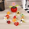 thumbnail image 4 of Fashion Car Ornament Solar Powered Cartoon Vibrant Ornamental Gifts Automobile Dashboard Dancing Flower Swinging Toy For Friend, 4 of 7