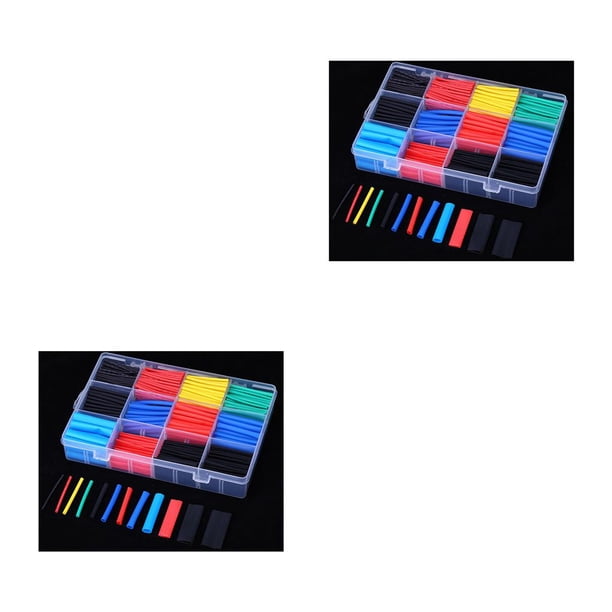 Kenally Tubo termorretráctil para electricista, funda de tubo retráctil, funda de alambre profesional portátil con caja de almacenamiento, 328 Uds. Type3 NO3 Kenally CBP395291