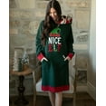 thumbnail image 5 of LazyOne Oversized Hoodie Sweatshirt, Comfortable Loungewear, Christmas (Nice Elf, L/XL), 5 of 7
