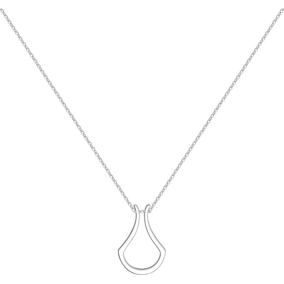 ShTQior Ring Holder Necklace - Women Stainless Steel Wedding Engagement Ring Keeper Necklaces - Ring Holding Gift for Wife,Men,Doctor,Nurse,Party, Fitness enthusiasts