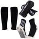 thumbnail image 1 of Calcetines Ciclismo Con Agarre Fútbol ​​juego 3 Uds. Espinilleras Protectores Piernas Deportivos, 1 of 9