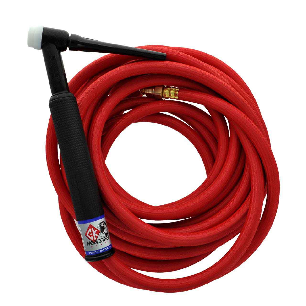 25 CK210 Air Cooled TIG Torch Kit 1-Pc Flex Valve 200A Super-Fle